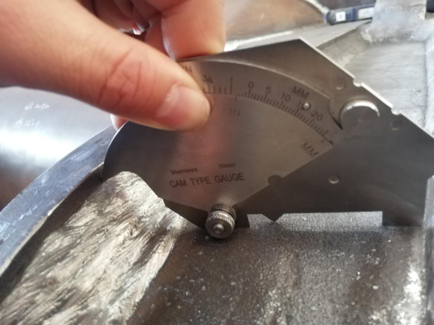 Welding parts inspection