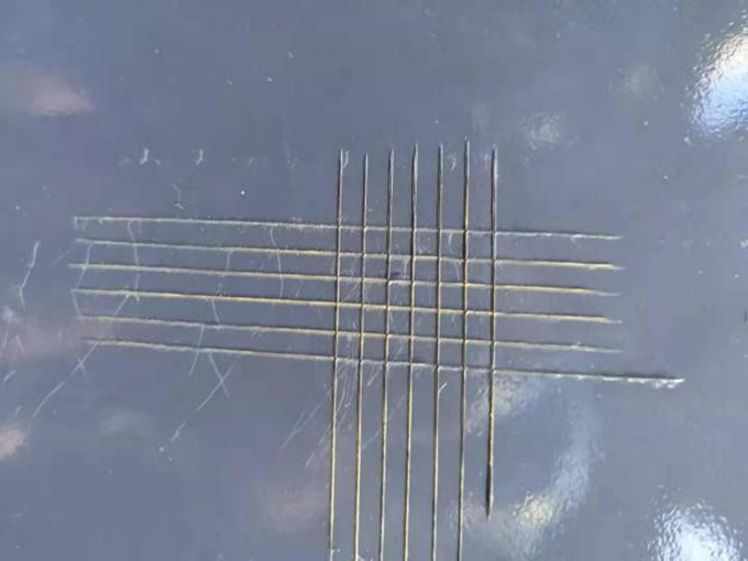 Adhesion inspection of assembly parts